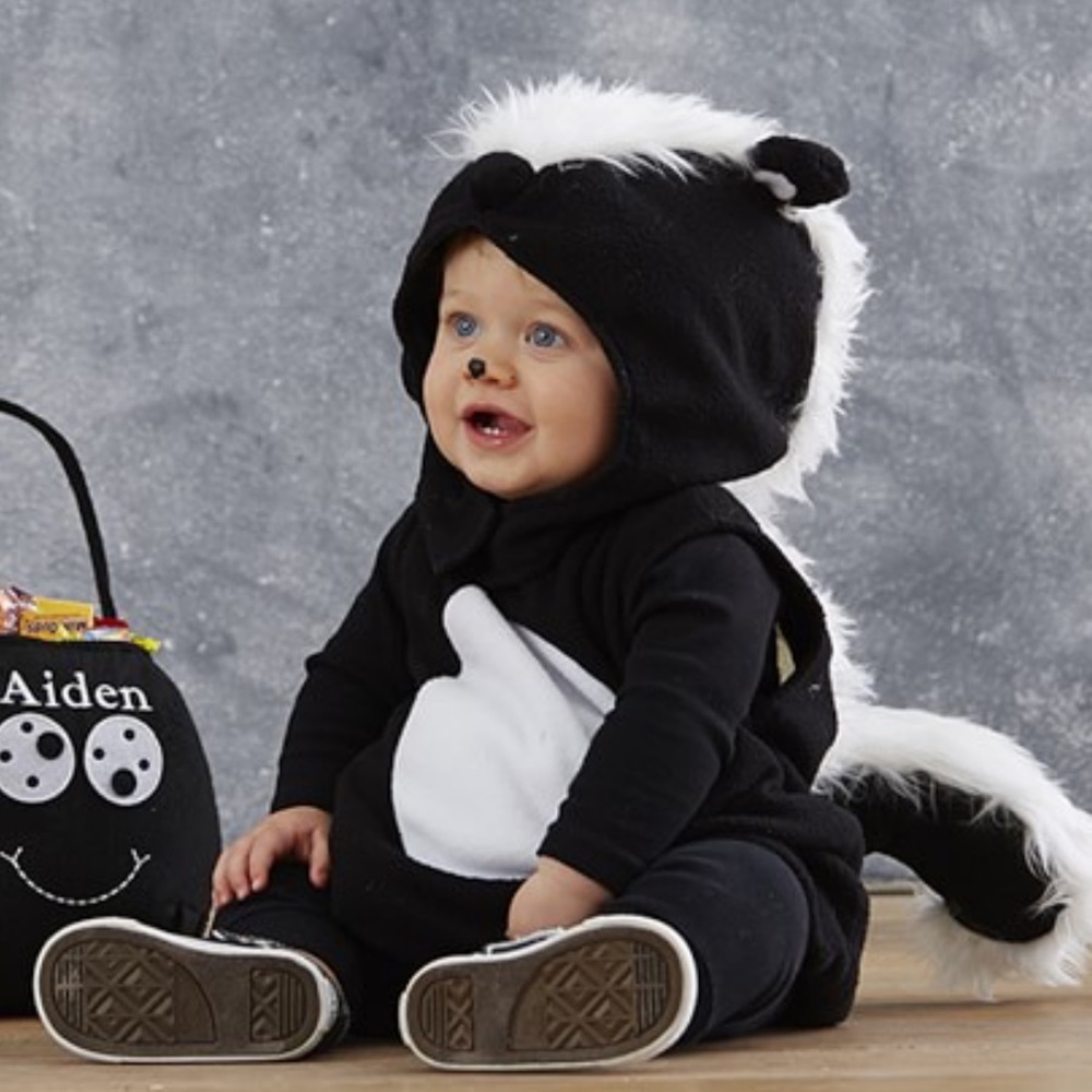 Pottery Barn Baby skunk costume
